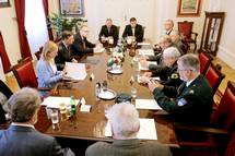Predsednik Republike Slovenije Borut Pahor sprejel predstavnike veteranskih in domoljubnih organizacij