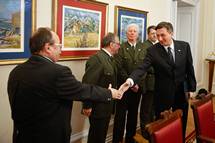 Predsednik republike Borut Pahor sprejel vodstvo Lovske zveze Slovenije, ki letos praznuje 110. obletnico ustanovitve