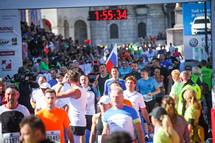 Predsednik Pahor na ljubljanskem maratonu