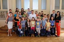 Predsednik sprejel skupino otrok iz Bosne in Hercegovine