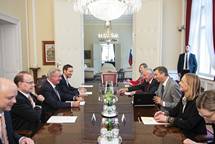Predsednik Pahor je sprejel ministra za zunanje zadeve Velikega vojvodstva Luksemburg Jeana Asselborna
