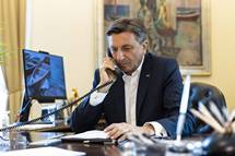 Predsednik republike se je danes po telefonu pogovarjal s predsednico Gruzije Salome Zurabivili 
