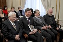 Predsednik Pahor na predstavitvi monografije o slikarju Zoranu Mušiču