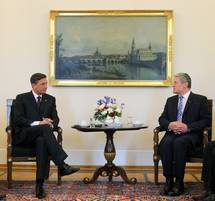 Predsednik Pahor bo na uradnem obisku v Sloveniji gostil nemkega predsednika Gaucka