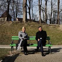Predsednik Pahor se je sestal s predsednico Republike Hrvake Grabar-Kitarovi