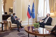 Predsednik Pahor je sprejel predsednika Vlade rne gore