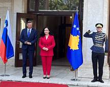 Predsednik Pahor v okviru priprav na 11. vrh voditeljev pobude Brdo-Brijuni Process danes v Prištini