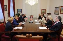 Predsednik Pahor na neformalnem posvetu z Izbirno komisijo