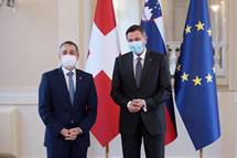 Predsednik Pahor je sprejel vicarskega ministra za zunanje zadeve Cassisa