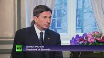 Intervju predsednika Republike Slovenije Boruta Pahorja za RT TV (Russia Today) ob robu 51. Mnchenske varnostne konference