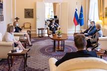 Predsednik republike sprejel vodstvo Zveze zdruenj borcev za vrednote NOB Slovenije