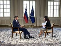 Pogovor predsednika republike Boruta Pahorja za oddajo 24ur Fokus na POP TV