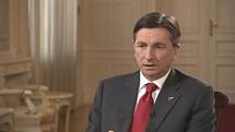 Pogovor predsednika republike Boruta Pahorja za RTV Slovenija - novinar Dejan Ladika