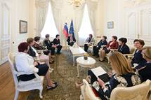 Predsednik republike sprejel slovenske podeželske ženske