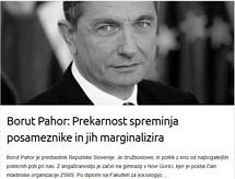 Intervju predsednika Republike Slovenije Boruta Pahorja za portal 