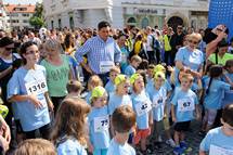 Predsednik Pahor se je pridruil mladim tekaem na mednarodnem UNESCO ASP teku