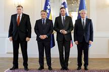 Predsednik Pahor in lani predsedstva BiH o prihodnosti BiH in njeni evropski perspektivi 
