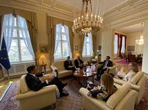 Predsednik Pahor je danes na pogovor sprejel veleposlanika Ljudske republike Kitajske Wanga Shunqina