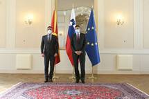 Predsednik Pahor je sprejel namestnika predsednika Vlade Republike Severne Makedonije za evropska vpraanja Nikolo Dimitrova