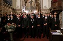 Predsednik Pahor se je udeleil slovesnega bogosluja ob umestitvi novega Predsedstva Evangelianske Cerkve augsburke veroizpovedi v Sloveniji