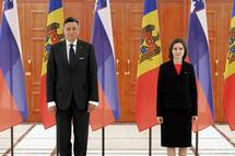 Predsednik Pahor z moldavsko predsednico Sandu o aktualnih razmerah v Ukrajini

