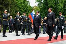 Predsednik Pahor in turkmenistanski predsednik Berdimuhamedov za krepitev vsestranskega sodelovanja med dravama