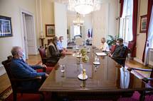 Predsednik republike na pogovor sprejel predstavnike SINTEZE-KCD 