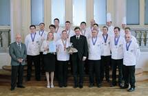 Predsednik republike Borut Pahor sprejel kuharski reprezentanci Slovenije