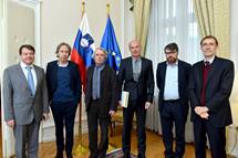 Predsednik Pahor sprejelPascala Brucknerja in Jacquesa Rancierja, francoska intelektualca, vplivna filozofa in odmevna avtorja