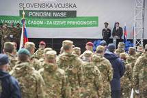 Predsednik Republike Slovenije in vrhovni poveljnik obrambnih sil Borut Pahor se je udeleil osrednje prireditve ob dnevu Slovenske vojske