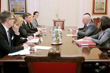 Predsednik Pahor sprejel komisarja Sveta Evrope za lovekove pravice