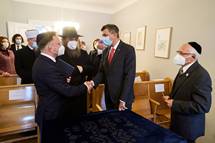 Predsednik republike na otvoritvi Sinagoge Ljubljana: 