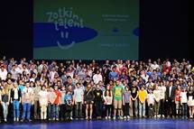 Predsednik republike Borut Pahor se je udeleil prireditve Zotkini talenti 2013, ki jo je pripravila Zveza za tehnino kulturo Slovenije (ZOTKS)