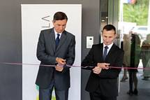 Predsednik republike na otvoritvi novega poslovno-logistinega centra Komunale Trebnje