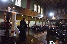 Predsednik Pahor na sveanem bogosluju ob 500. obletnici zaetka reformacije