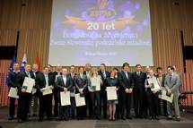 Predsednik republike Borut Pahor na slovesnosti ob 20. obletnici Zveze slovenske podeelske mladine