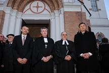 Predsednik republike Borut Pahor na inavguraciji novega cerkvenega predsedstva Evangelianske cerkve Augsburke veroizpovedi na Slovenskem
