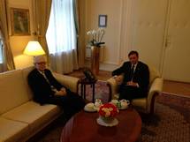 Predsednik republike Pahor s predsednikom Zbora za republiko dr. turmom