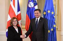 Predsednik Pahor sprejel predsednico britanske lordske zbornice baronico D'Souza