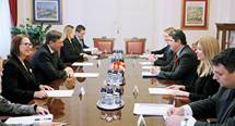 Predsednik republike Borut Pahor sprejel ministra za zunanje zadeve Romunije Titusa Corleana