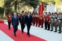 Predsednik republike Borut Pahor na uradnem obisku v Republiki Albaniji 