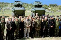 Predsednik Pahor na skupni slovensko-hrvako vojakivaji poudaril pomen sodelovanja