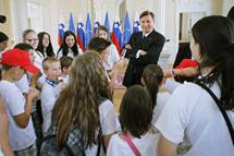 Predsednik republike Borut Pahor sprejel skupino otrok iz Bosne in Hercegovine 