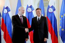 Predsednik Pahor po pogovoru s predsednikom dravnega zbora poudaril potrebo po imprejnjem oblikovanju nove vlade
