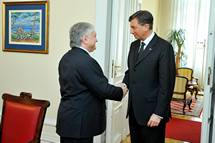 Predsednik Republike Slovenije Borut Pahor sprejel ministra za zunanje zadeve Republike Armenije Edvarda Nalbandjana