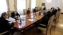 Predsednik Pahor je na vsakoletni pogovor sprejel predsednike veteranskih in domoljubnih organizacij