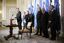 Predsednik Pahor je v Predsedniki palai priredil sveani podpis Ljubljanske pobude