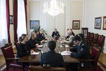 Predsednik republike sprejel predsedujoega vojakemu odboru Zveze NATO