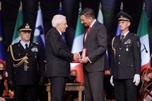 Presednik Pahor in predsednik Mattarella skupaj uradno obiskala Novo Gorico in Gorico v Italiji