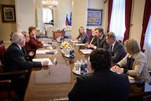 Predsednik republike sprejel predstavnike slovenske narodne skupnosti na Madarskem